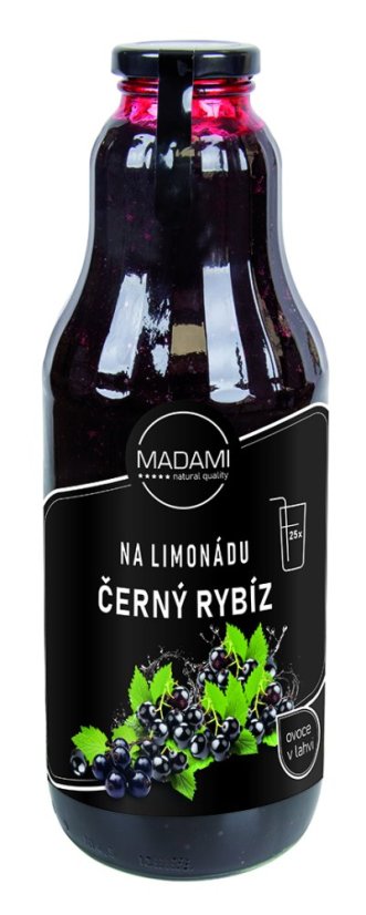 Čierna ríbezľa 1 000 ml: ovocie na limonádu