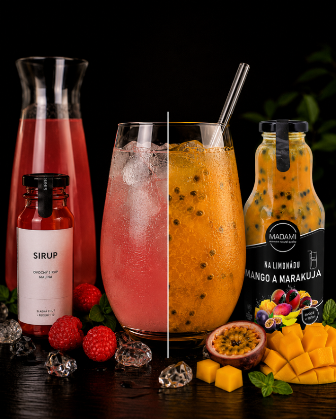 Mango & Marakuja 250 ml: owoce do lemoniady