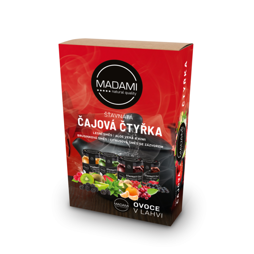 Čajová čtyřka (dárkové balení šťavnatých čajů) 3
