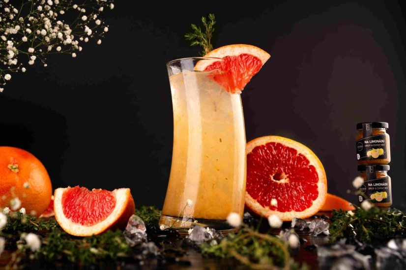 Grejpfrut & Černý Bez 1000 ml: owoce do lemoniady
