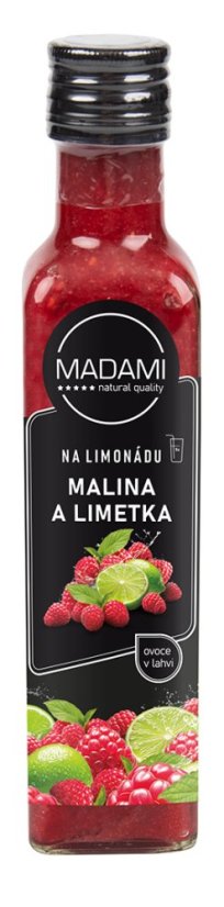 Malina a limetka:ovoce na limonádu
