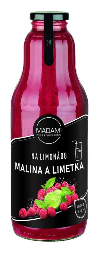 Malina a Limetka-ovoce na limonádu