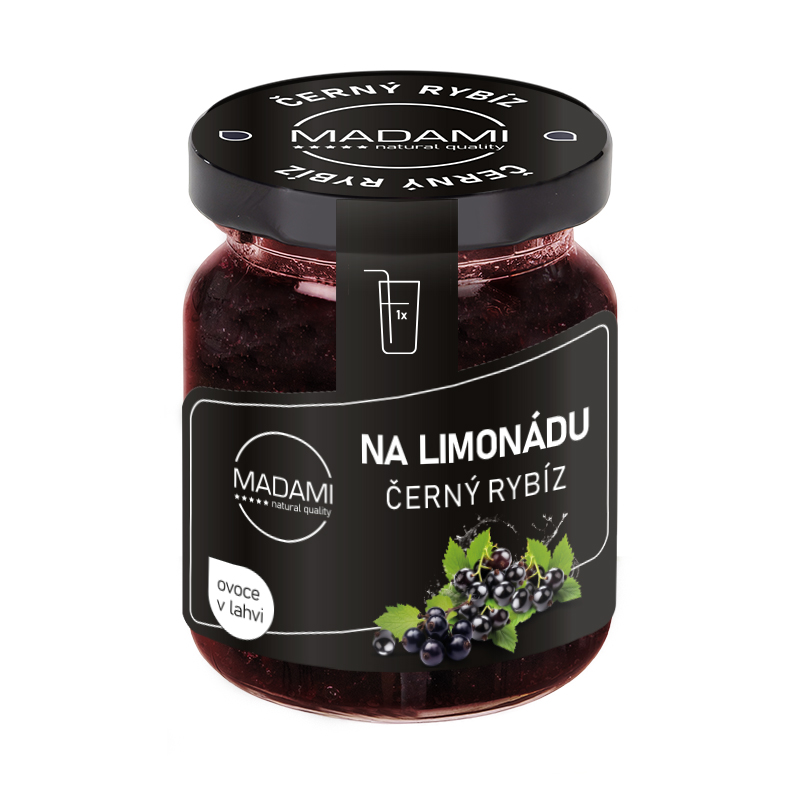 Čierne ríbezle 60 g: ovocie na limonádu